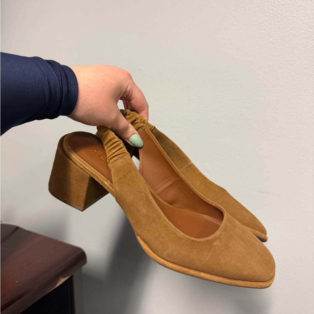 Aerosoles Altona Slingback Pump - Tobacco Suede - Picture 2 of 4